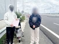 Image: Traffic Police Prevent Motorcycle Entry on Biên Hòa - Vũng Tàu Highway