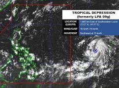 Image: Tropical Depression Forms Near the East Sea