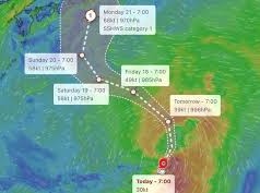 Image: Tropical Depression Near the East Sea Expected to Intensify