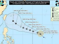 Image: Tropical Depression Near the East Sea May Intensify into a Typhoon
