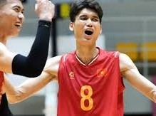 Image: Vietnam Men's Volleyball Team Competes at ASIAD 20