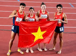 Image: Vietnam Secures Bronze in 4x400m Relay at ASIAD 2026