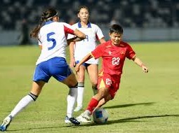 Image: Vietnam Women's National Football Team Faces Taiwan in ASIAD 20