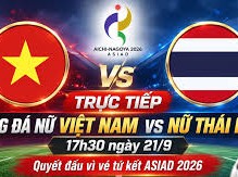 Image: Vietnam Women's National Team vs Thailand: Match Update