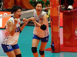 Image: Vietnam Women's Volleyball Team Faces South Korea in ASIAD Showdown