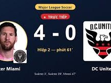 Image: Inter Miami Dominates DC United 4-0 with Messi's Contribution