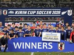 Image: Japan Triumphs Over New Zealand in Kirin Cup Final
