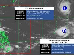 Image: Tropical Depression Forms After Typhoon Koguma