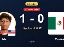Image: USA Leads 1-0 Against Mexico in Thrilling Match