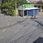Image: Motorcycle Accident Involving Pickup Truck Caught on Camera