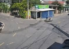 Image: Motorcycle Accident Involving Pickup Truck Caught on Camera