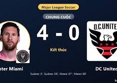 Image: Inter Miami Dominates DC United with 4-0 Victory
