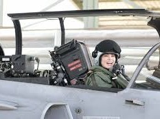 Image: Queen Suthida Becomes Thailand's First Female Gripen Pilot
