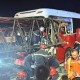 Image: Bus Crashes into Truck on Highway, Driver Dies