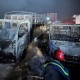 Image: Multiple Cars Destroyed in Early Morning Parking Lot Fire