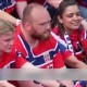 Image: Norwegian Fan Gains Attention for Not Joining Viking Row Celebration