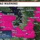 Image: Red Flag Warning Issued Amid Thunderstorm Risks in Washington