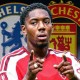 Image: Manchester United and Chelsea Battle for Arsenal's Lewis Skelly