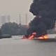 Image: Wooden Boat Fire on Saigon River Claims One Life
