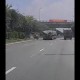 Image: Passenger Van Overturns After Collision with Truck