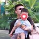 Image: Quang Hải Takes a Break from Football to Accompany Son to School