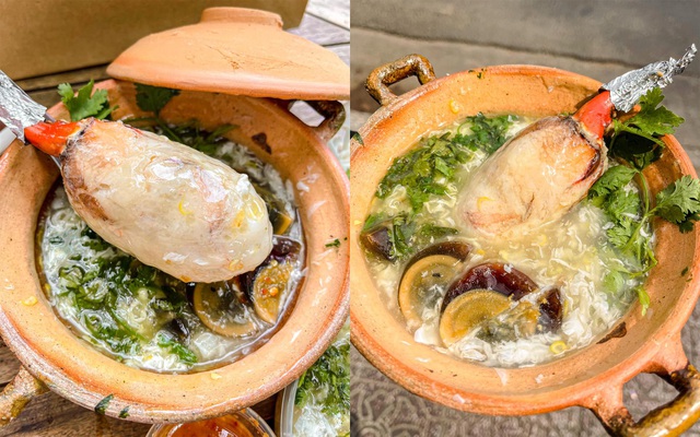 Crab “huge” soup costing half a million dong in Saigon “attracts” customers to enjoy