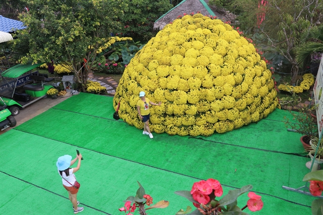 Flower decoration sets Vietnamese record