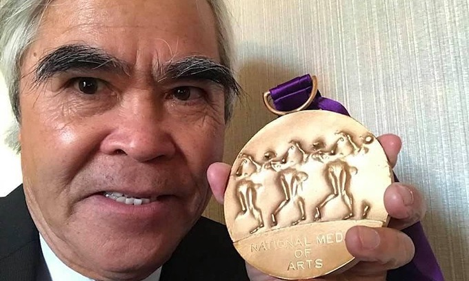 Vietnam War photographer receives National Medal of Arts from Trump