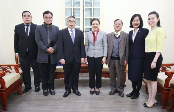 Newly appointed Ambassadors of the Republic of the Philippines to pay a courtesy visit to the VUFO President