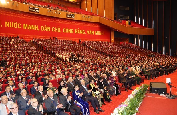 Press release on opening session of 13th National Party Congress