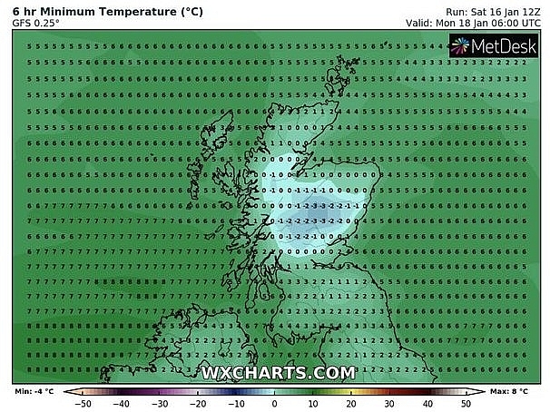 UK and Europe weather forecast latest January 18 Bitterly cold heading from the Atlantic brings wintry conditions and snow