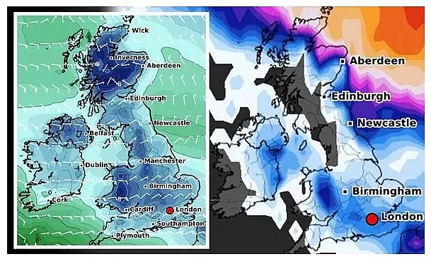 UK and Europe daily weather forecast latest January 30 Deep freeze and more unprecedented heavy snowfall to brace for Britain