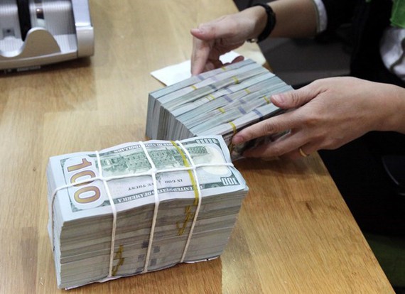 Reference exchange rate down on February 22
