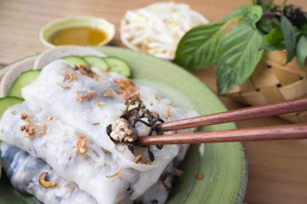 Vietnamese cuisine Steamed rice roll Banh Cuon