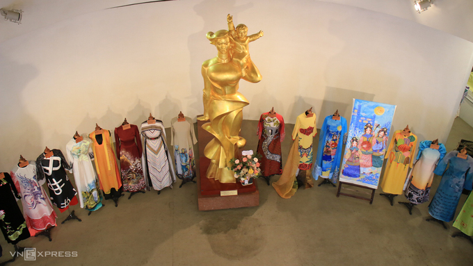 Ao dai along with the country