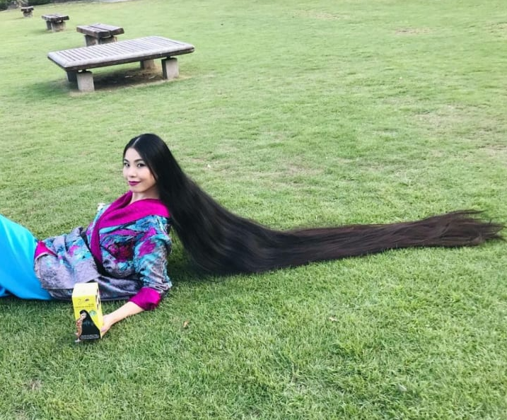 Japanese Rapunzel with 6ft 3in hair hasn t been cut for 15 years