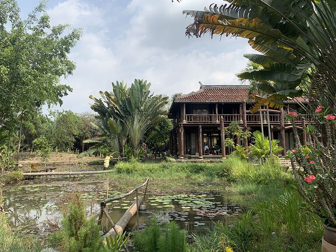 Rowing, immersed in the green space between HCMC