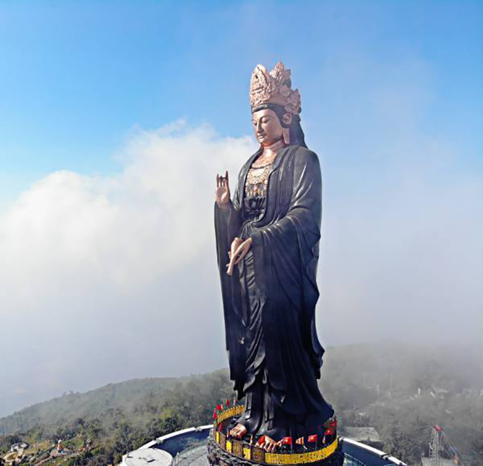 Visit the sacred Buddha Tay Bon Da Son on Ba Den mountain
