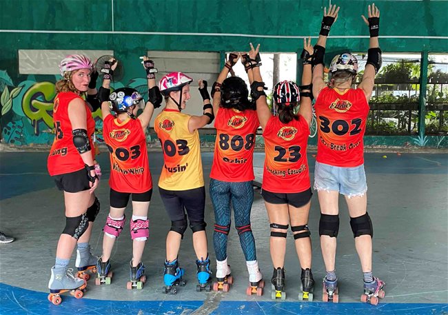 Fledgling roller derby group wheeling and dealing in Saigon