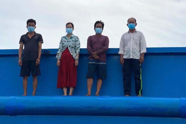 Four Vietnamese citizens enter Phu Quoc from Cambodia illegally