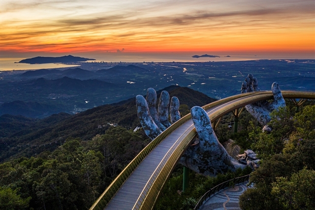 Golden Bridge in Đà Nẵng tops the list of fresh wonders of the world