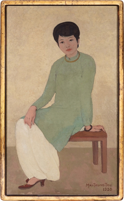 Portrait by late Vietnamese painter breaks price record