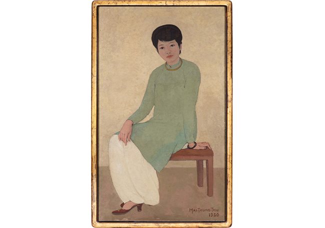 Portrait by late Vietnamese painter fetches record US$3.1 million at auction