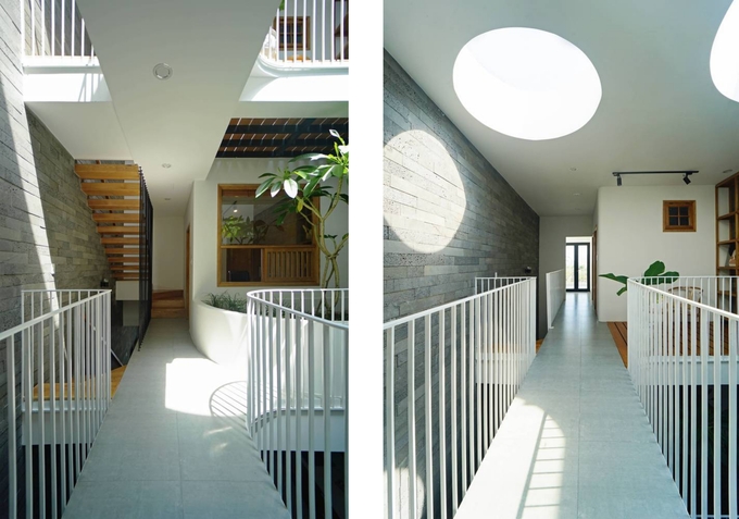 The house of the owner likes to watch the sky and clouds