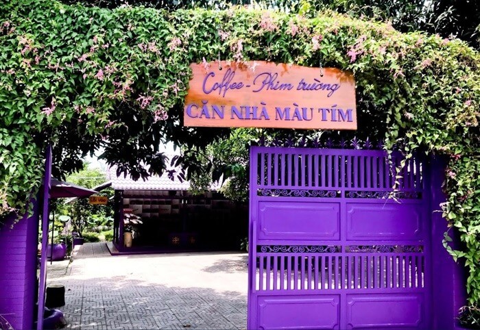 Unique – strange purple house in Can Tho surprised visitors