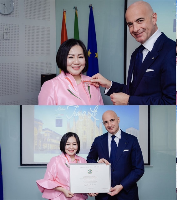 VIFW chairwoman awarded the Order of the Star of Italy