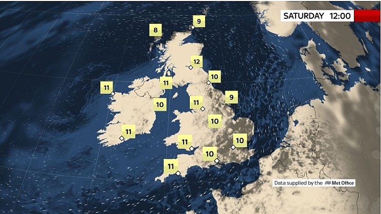 UK and Europe daily weather forecast latest April 3 Largely settled and dry conditions with plenty of sunshine in the UK