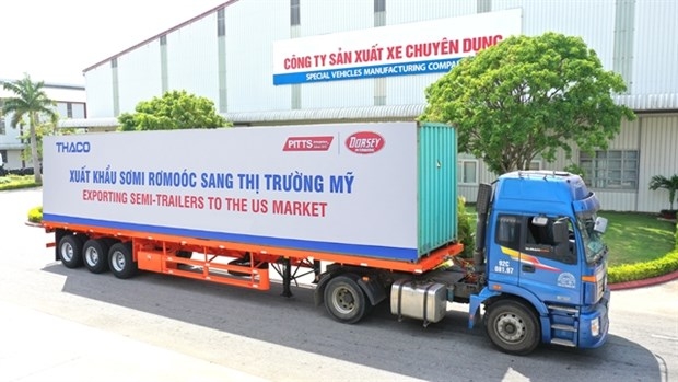 Vietnamese largest automaker exports 50 semi trailers to US
