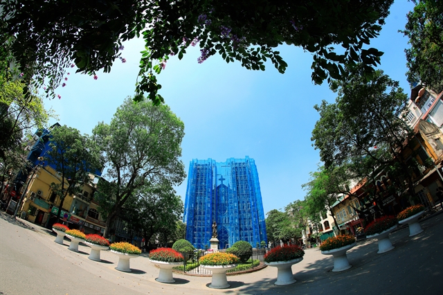Capital city’s landmark cathedral under renovation