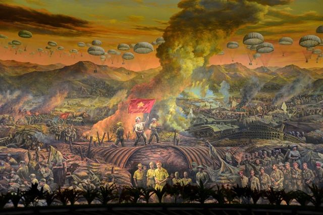 Gigantic mural painting depicts Điện Biên Phủ Victory